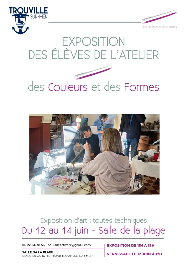 Exposition des élèves de l’atelier Des Couleurs et des Formes