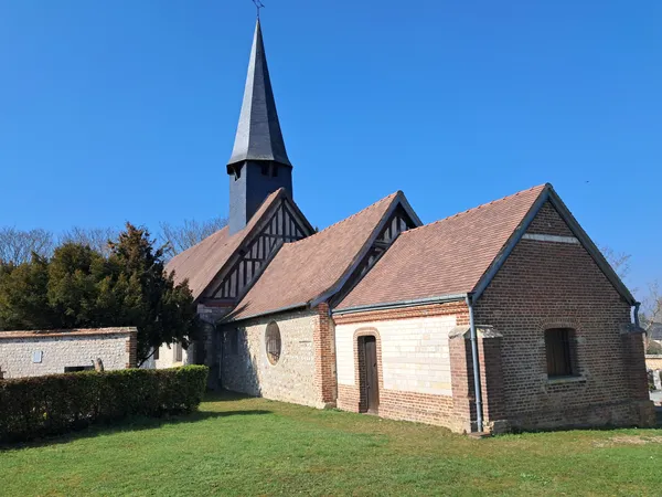 Concert et luminions dans l'église d'Andé - Pierres en lumières