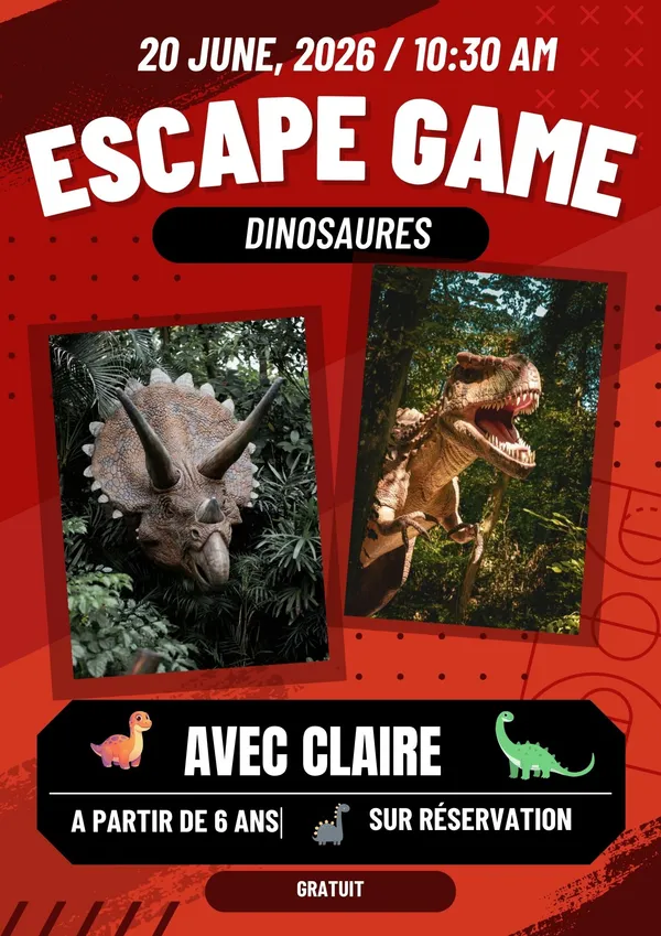 Escape game : Dinosaures
