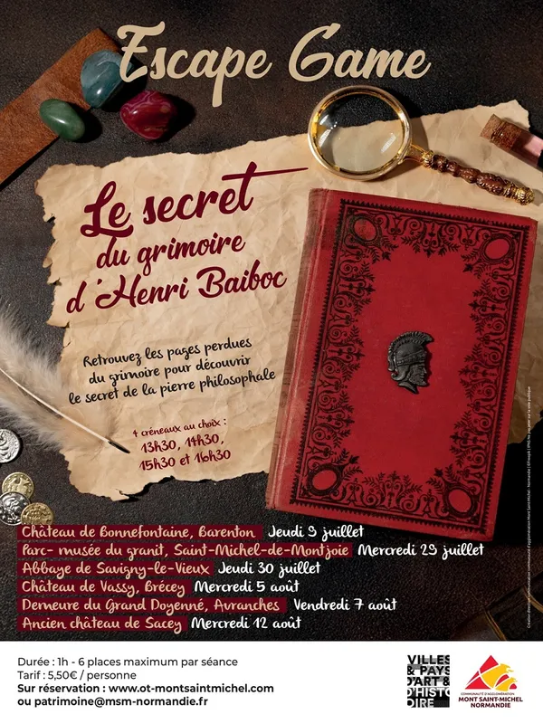 Escape Game : "Le secret du grimoire d'Henri Baiboc"