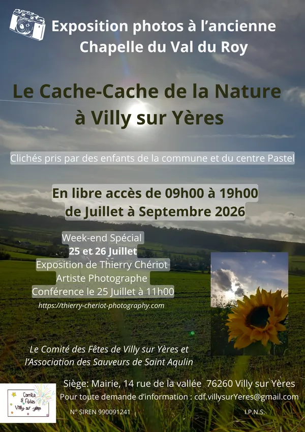 Exposition photos "Le Cache-Cache de la Nature" à Villy-sur-Yères