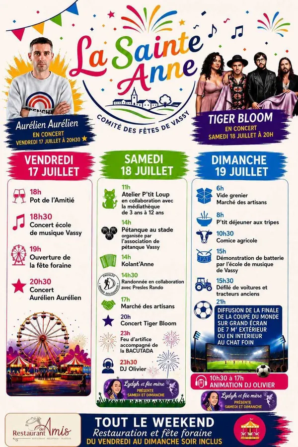 Fête de la Sainte Anne à Vassy