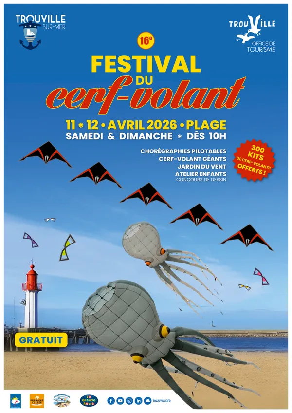 16e Festival du cerf-volant de Trouville-sur-Mer