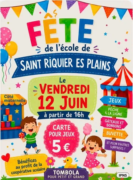 Fête de l'école de Saint-Riquier-Es-Plains