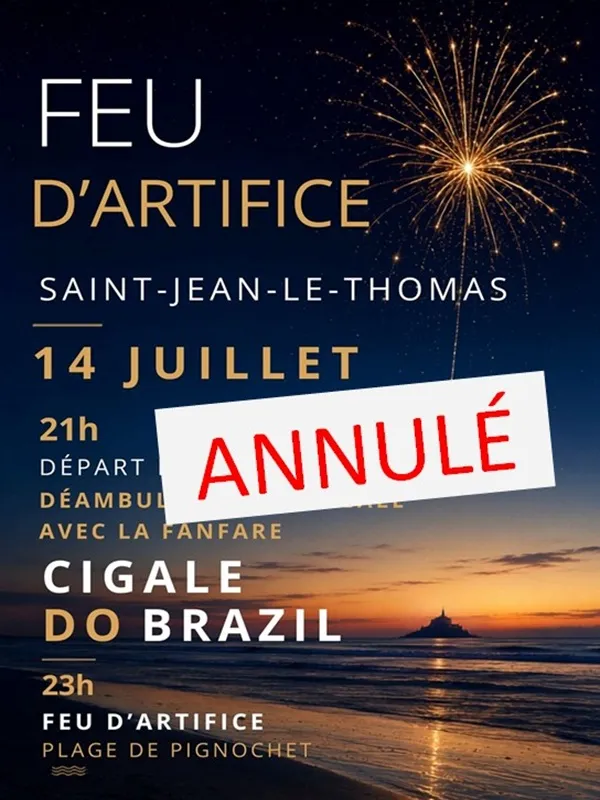[ANNULÉ] Fête nationale > Fanfare et feu d'artifice