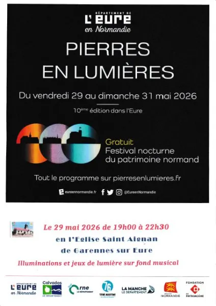 Pierres en Lumières : Lumière sur l'église Saint-Aignan