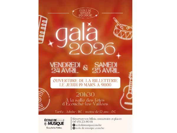 Gala de l'école de Musique
