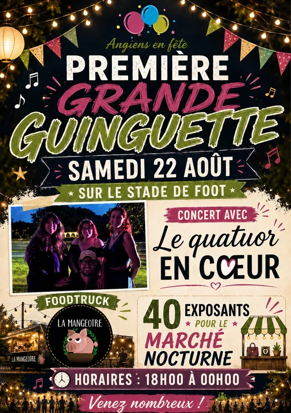 Marché nocturne et guinguette