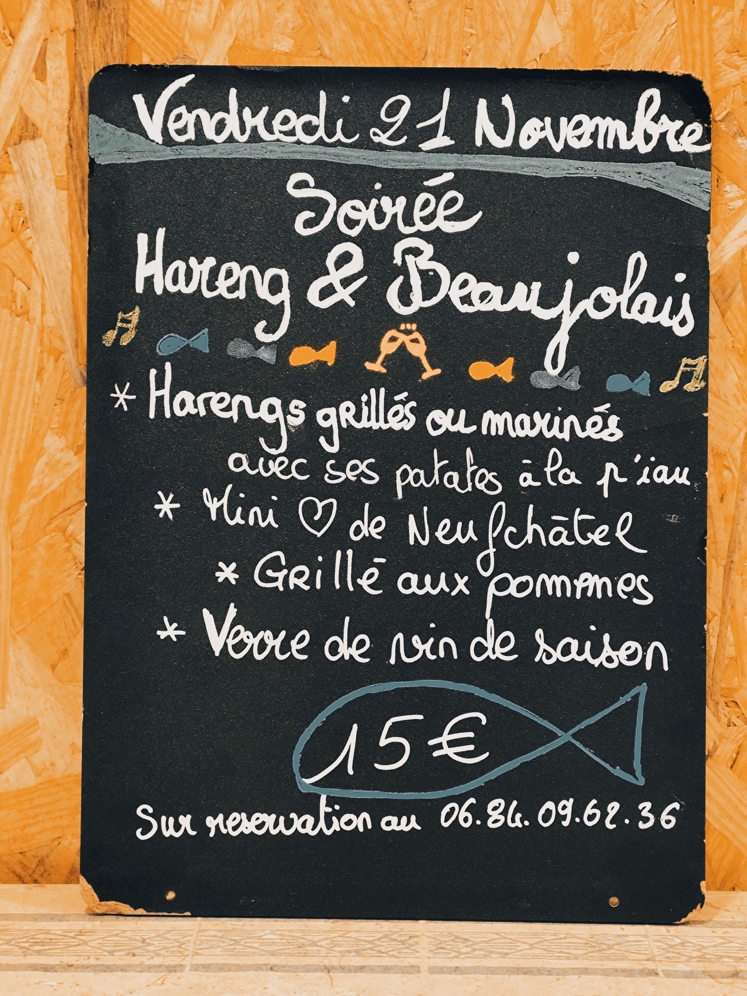 Soirée Hareng et Beaujolais