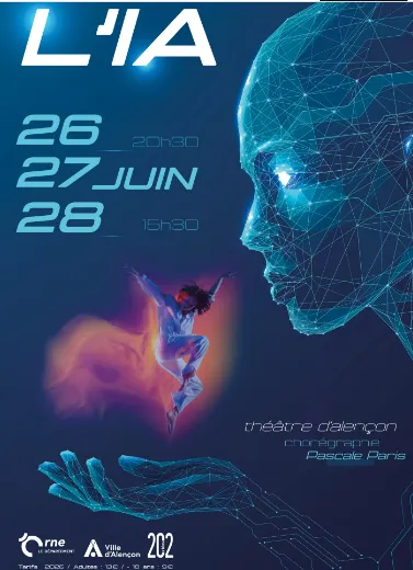 Spectacle de danse "l'IA" compagnie Bleu 202
