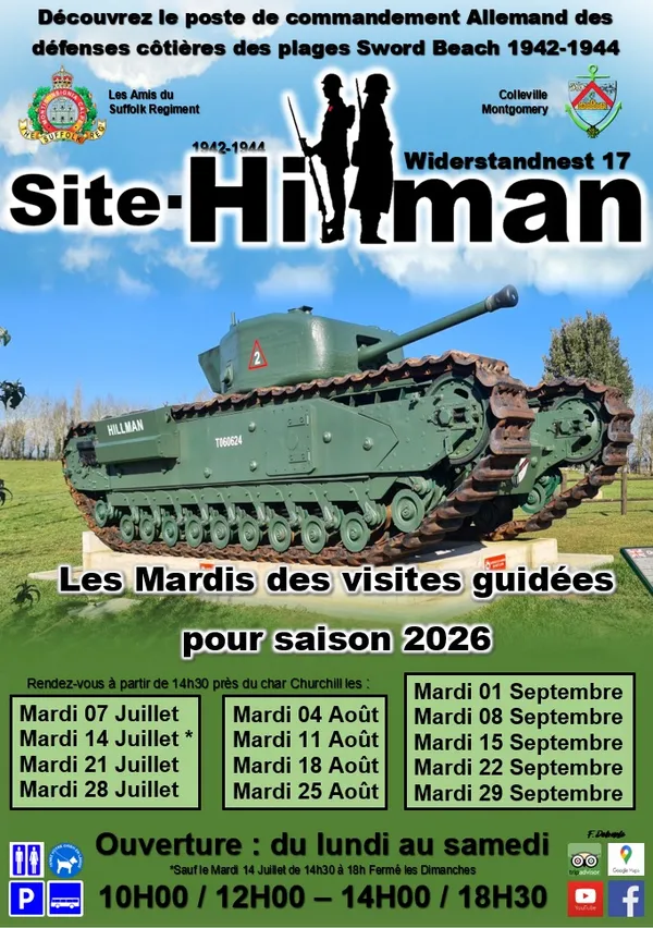 Les visites guidées du Site-Hillman