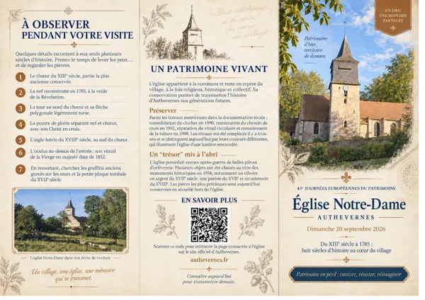 Journées Européeenes du Patrimoine - Authevernes