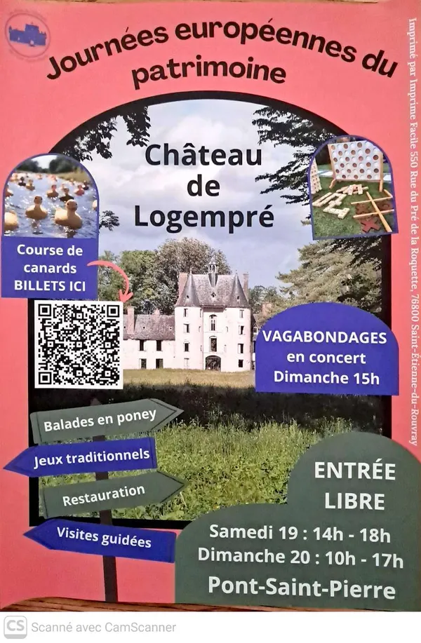 Journées Européennes du Patrimoine - Chateau de Logempré
