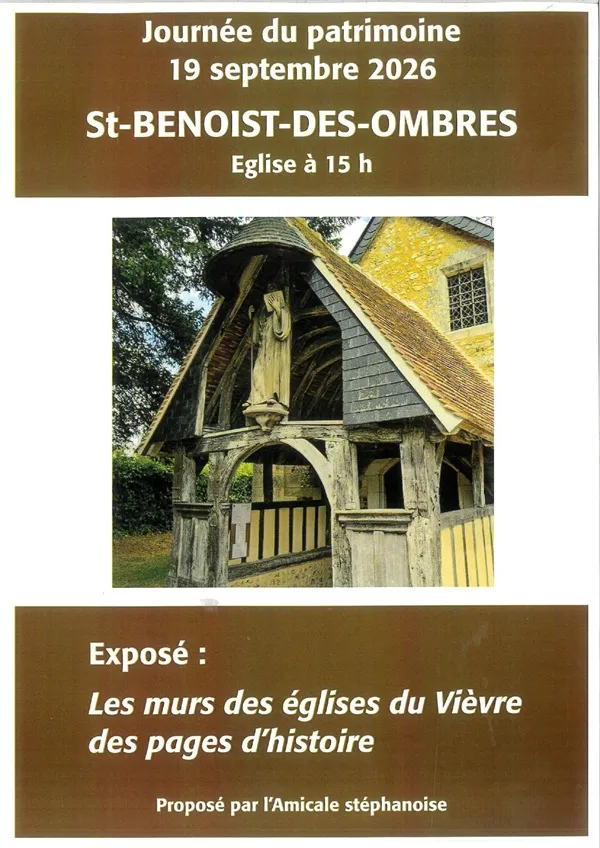 Journées européennes du Patrimoine : Les murs des églises, des pages d'histoire