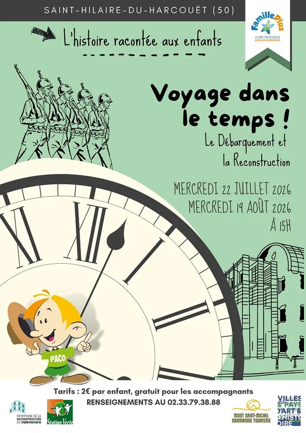 Visite guidée enfants : Remonte le temps à Saint-Hilaire-du-Harcouët