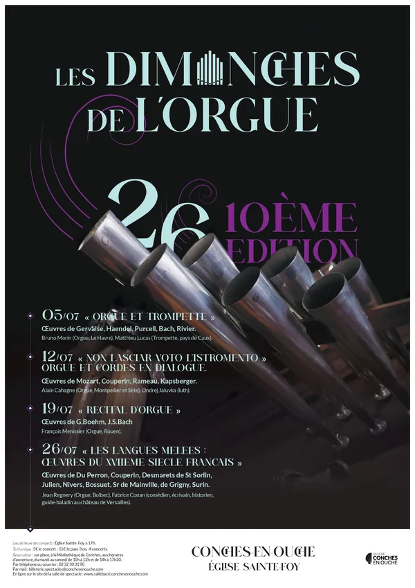 Les dimanches de l'orgue, 10è édition