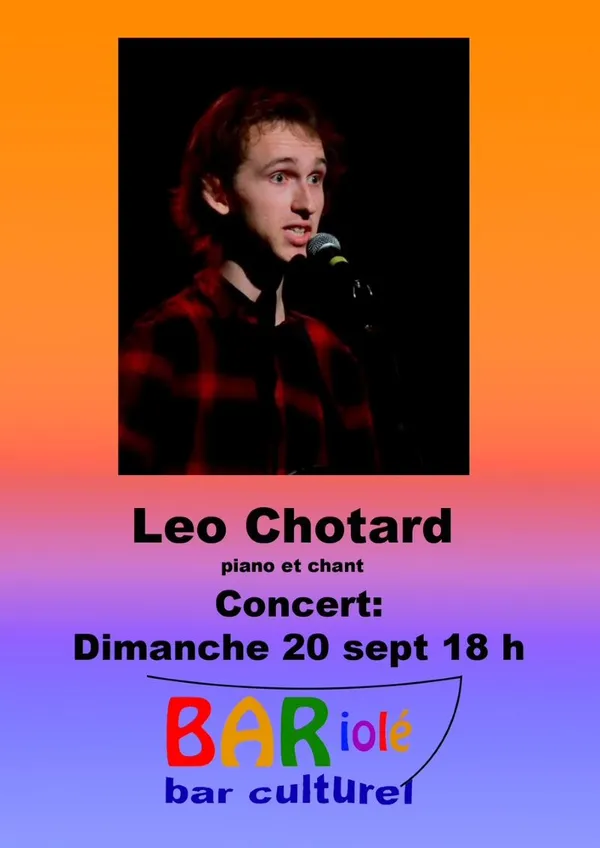 soirée musicale - Leo Chotard, piano et chant