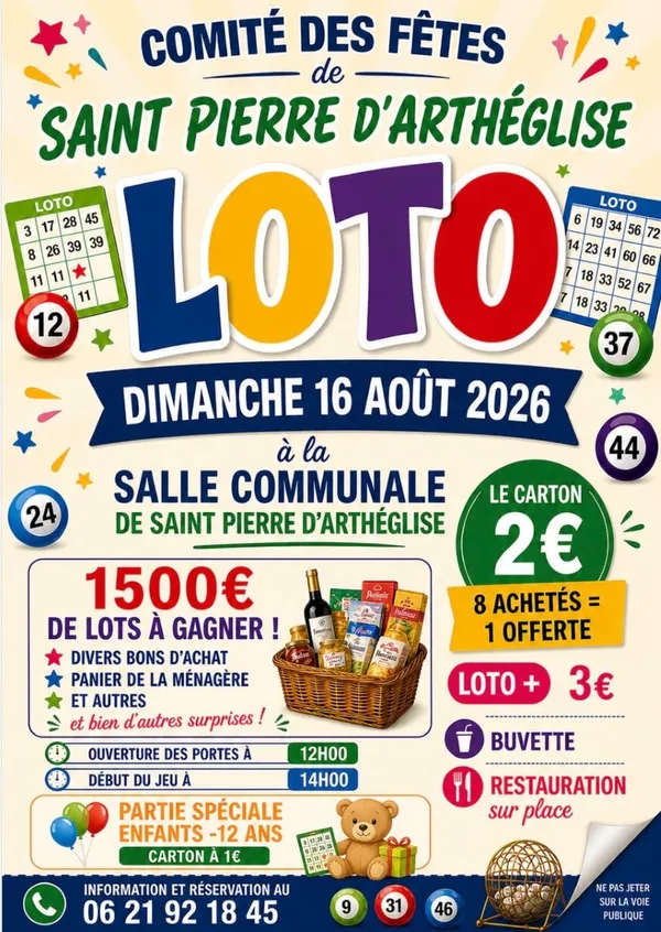 LOTO Saint Pierre d’Arthéglise