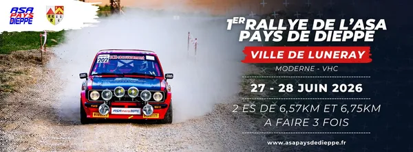 Passage du Rallye Ville de Luneray de l'ASA Pays de Dieppe