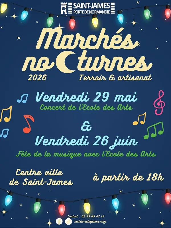 Marché nocturne et fête de la musique