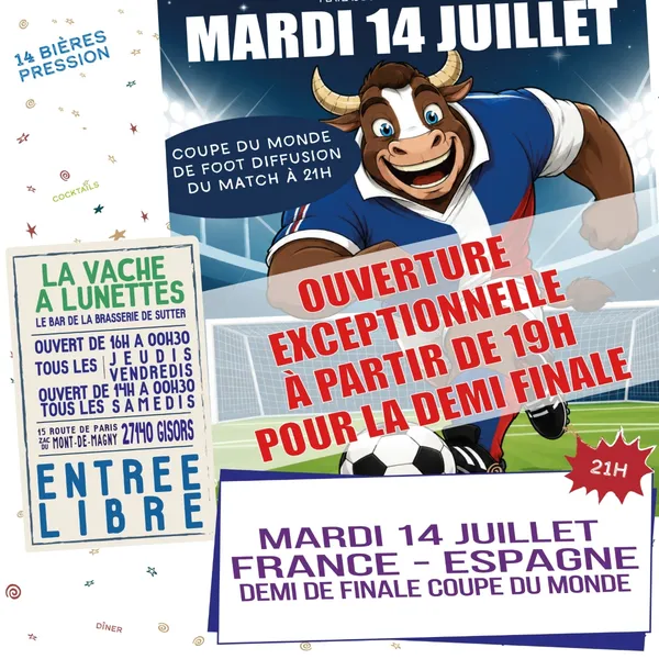 Projection de la demi-finale France-Espagne