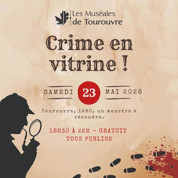Nuit des musées Crime en vitrine