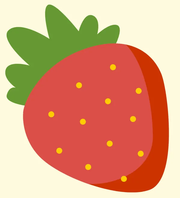 Miam une fraise !
