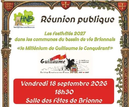 Réunion Publique "Le Millénium de Guillaume le Conquérent"