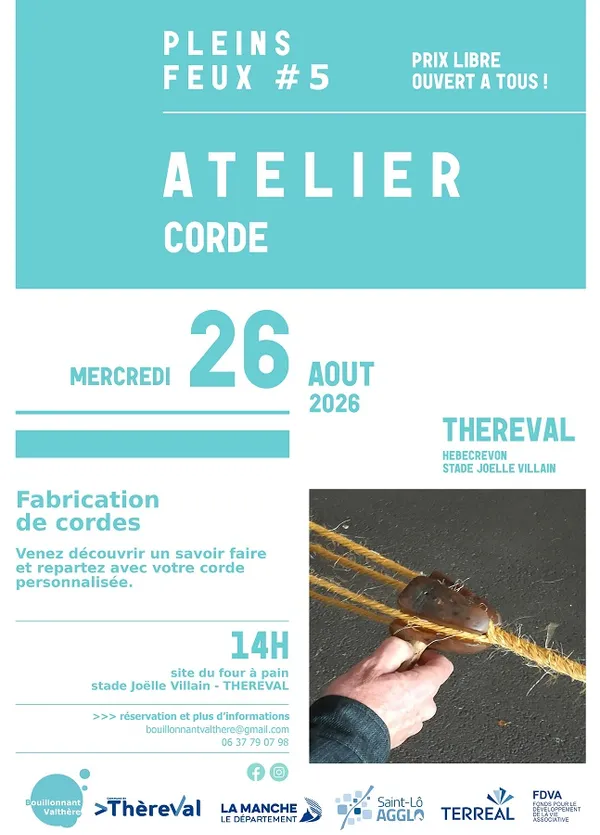 5e Festival Pleins Feux > atelier corde