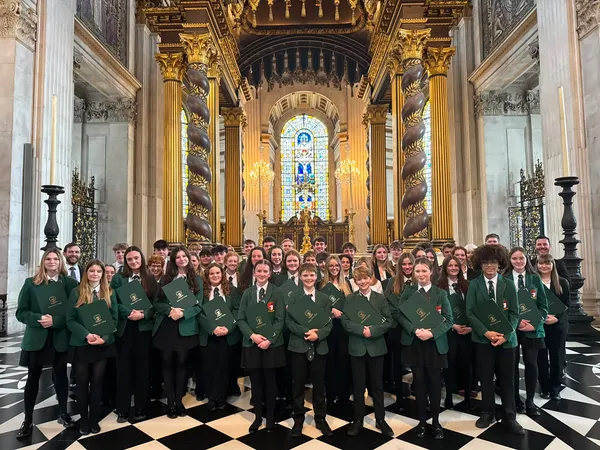 Le Choeur de l'Abbey Gate College (Royaume-Uni) en concert