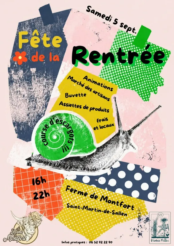 Herbes Folles fête la rentrée à la Ferme de Montfort
