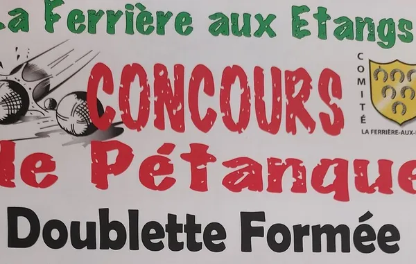 Concours de pétanque en doublettes formées