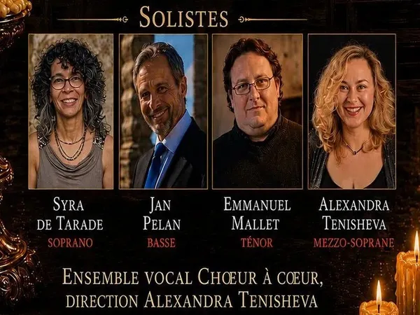 Concert aux chandelles en l'église Saint Aubin - Auquainville