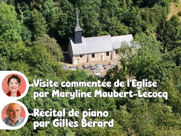 Journées Européennes du Patrimoine / Visite commentée et récital de piano en l'église - La Croupte