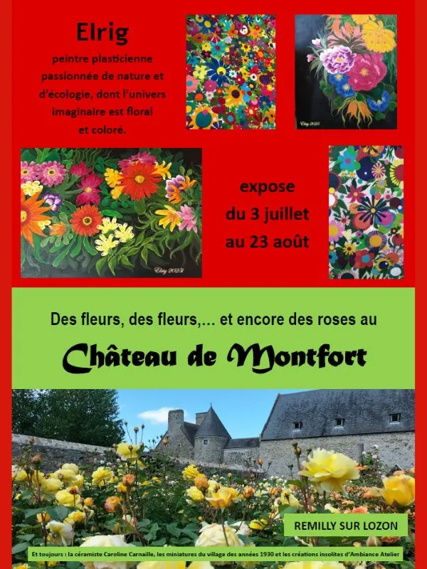 Ecposition au Château de Montfort