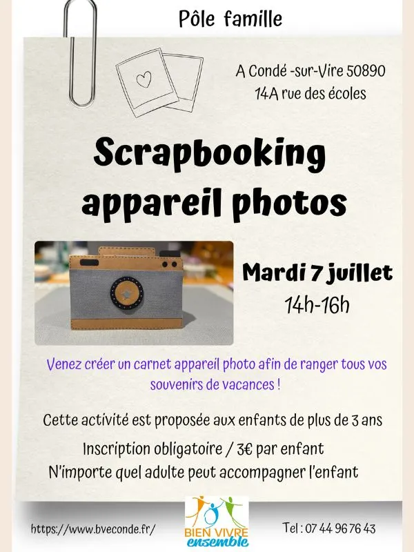 Scrapbooking appareil photo