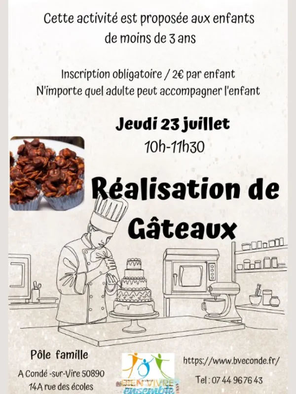 Création de gâteaux