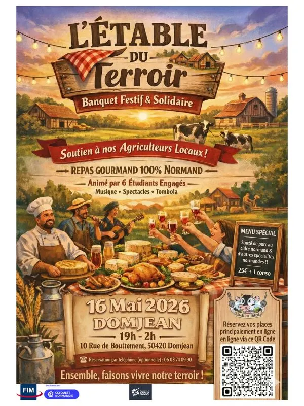 L'étable du terroir > Banquet festif et solidaire