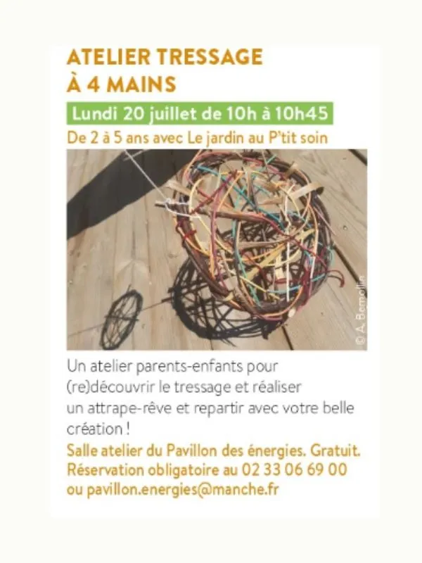 Atelier tressage à 4 mains