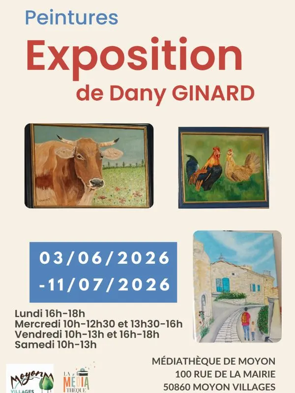Exposition de peintures de Dany Ginard