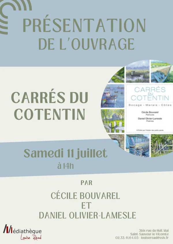 Présentation de l'ouvrage "Carrés du Cotentin"