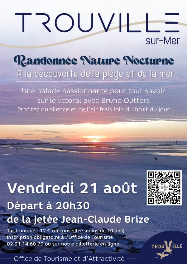 Randonnée nature nocturne — À la découverte de la plage et de la mer