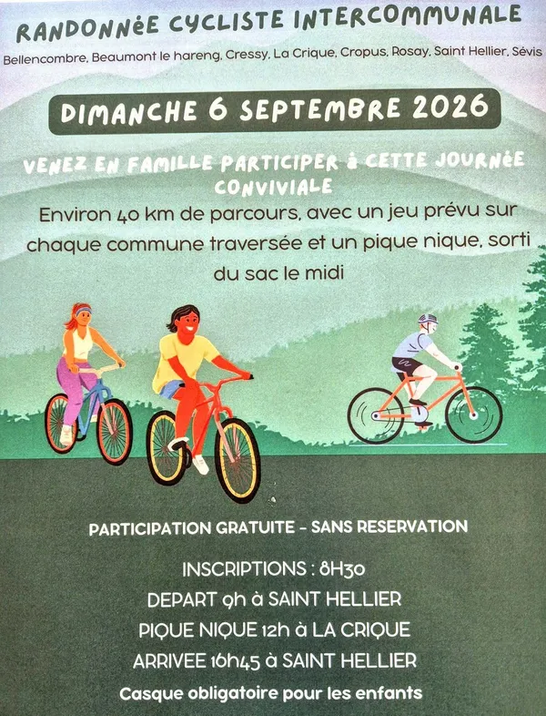 Randonnée cycliste intercommunale