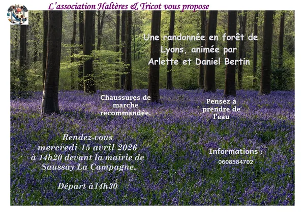 Randonnée en forêt de Lyons