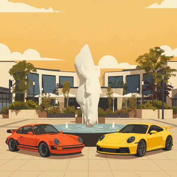 Rassemblement de Porsche