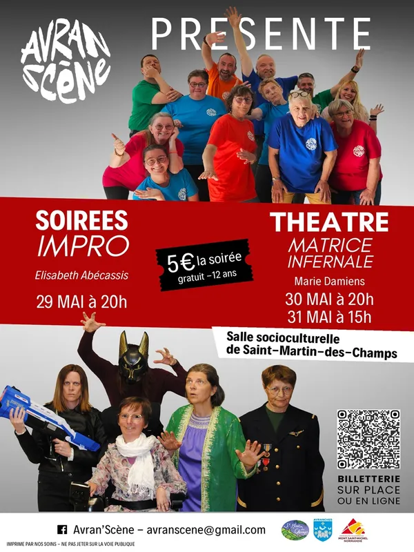 Représentations théâtre/impro