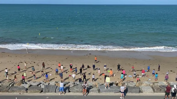 Reveil musculaire sur la plage