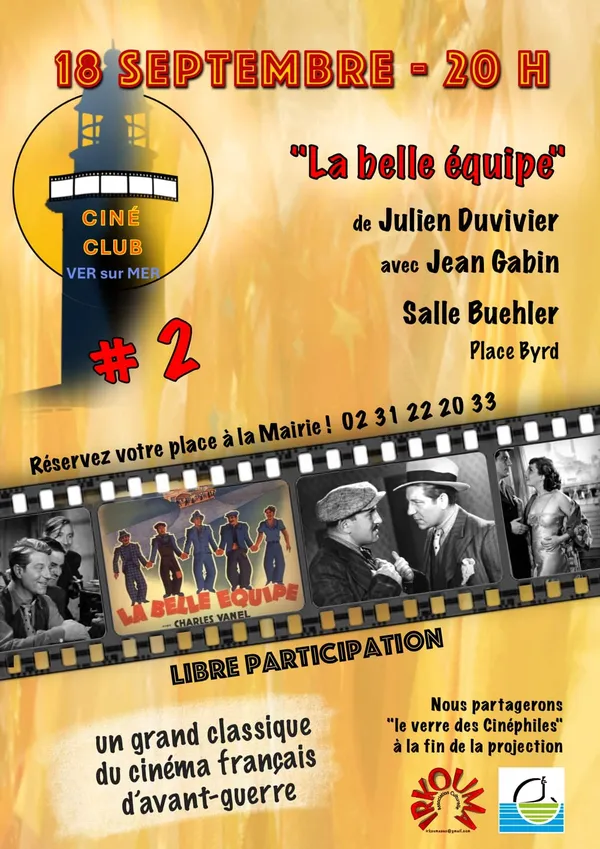 Projection de « La Belle Équipe » - Ver-sur-Mer -