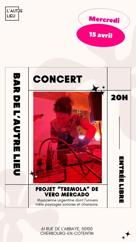 Concert “Tremola” par Vero Mercado