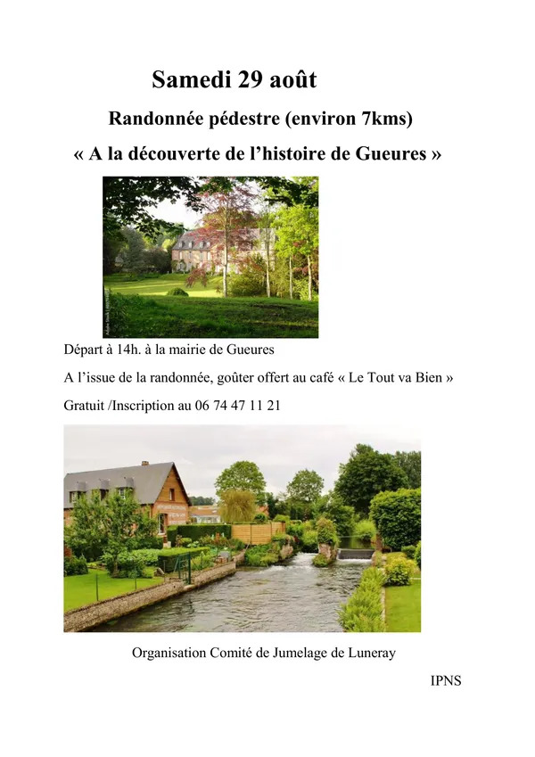 Randonnée pédestre "À la découverte de Gueures"